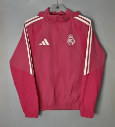 2627 R M pink windbreaker jakcet with caps S-XXL